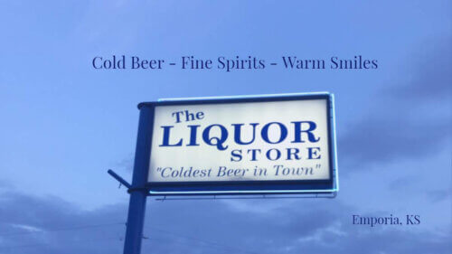 the liquor store