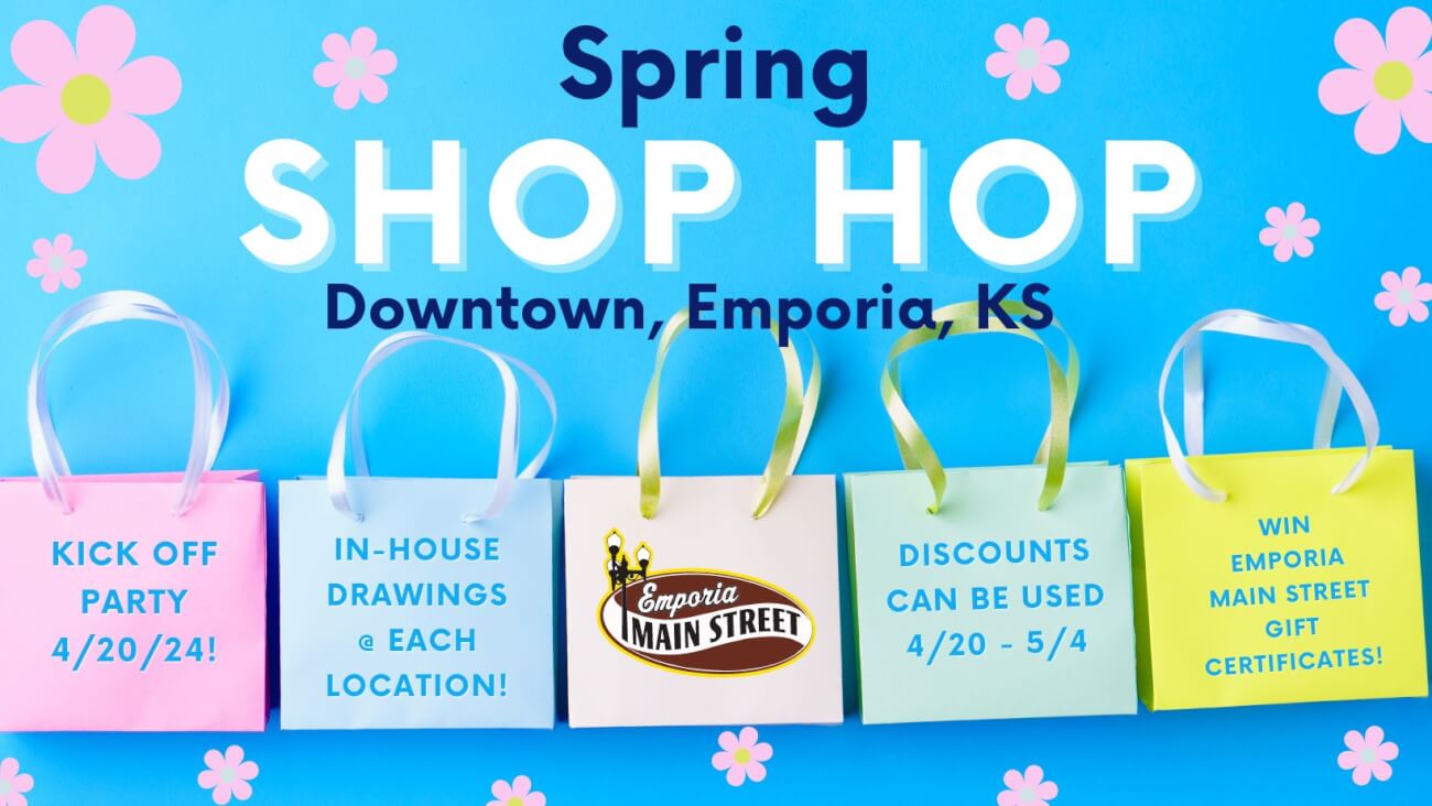 Solid Blue Minimalist Shopping Bag Spring Concept Photo Facebook Cover (2)